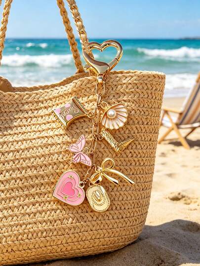 Móc khóa chủ đề miền Tây, phụ kiện túi xách phong cách Mỹ cổ điển. Bao gồm nơ, bướm hồng, trái tim, vỏ sò, mũ cao bồi vàng, ủng cao bồi và các phụ kiện kẹo. Thích hợp làm quà tặng cho người yêu, mẹ, chị gái hoặc bất kỳ người phụ nữ nào. Phụ kiện đa năng hàng ngày cho túi xách, chìa khóa, xe hơi, hoạt động ngoài trời, quần áo và quần. Hoàn hảo cho các dịp lễ, sinh nhật, tiệc tùng, mùa cưới, quà tặng cho phù dâu, quà tốt nghiệp và quà lưu niệm, cũng như phụ kiện dành cho các cặp đôi.