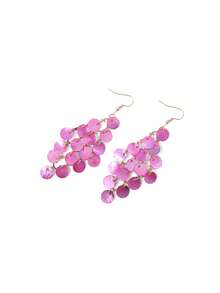 Trivaya 1 Cặp bông tai tua rua tròn phong cách tối giản theo phong cách Bohemian Âu Mỹ dành cho nữ, thích hợp cho đi biển, đeo hàng ngày, tiệc tùng, lễ hội mùa xuân, màu tím, xanh lam, xanh lá cây, xám, trắng, hồng - Váy tua rua dài phong cách Bohemian - Xem 5