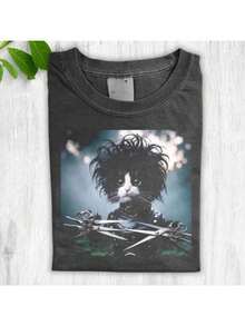 Camiseta divertida 100% algodón Estilo unisex - Camiseta de cuello redondo suave con estampado divertido Estilo casual en blanco y negro - Adecuado para jardinería, Halloween, regalos de Navidad, decoraciones de cumpleaños. - Uso cómodo en todas las estaciones 100% algodón puro 1-2 76-78 79-80 80-80 81-82 83-84 85-86 86-88 87-88 89-91 92-93 94-95 96-97 98-99 100-101 102-103 104-105 106-107 108-109 110-111 112-113 114-114 115-115 116-116 117-117 118-118 119-119 120-122 123-124 124-124 125-125 126-126 - Negro - Ver 5