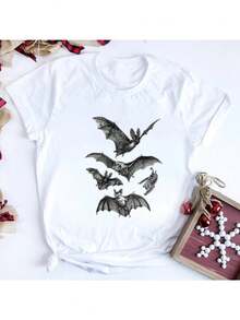Dam-T-shirts - Vitt - Visa 1