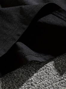 Design leggero | T-shirt festiva da uomo per il giorno di San Patrizio - Girocollo casual, maniche corte, maglietta leggera in poliestere con trifoglio verde e vaso d'oro, lavabile in lavatrice. - nero - Visualizzare 3