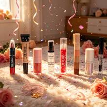Fit Colors Beauty Surprise 化妝膠囊套組，全方位迷你化妝套裝，含口紅、遮瑕膏、睫毛膏與工具，便攜旅行用完整美妝禮盒，適合女性與女孩 - 彩色 - 查看 5