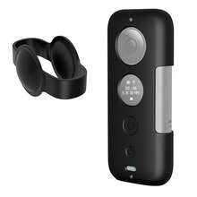 Funda Protectora de Silicona PULUZ One X con Protector de Lente (Color: Negro) - Ver 1
