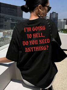 Women T-Shirts - Black - View 6