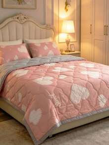 1pc Ultra Soft Cooling Comforter - Lightweight All-Season Bedding With Fashionable Plaid Pattern, Machine Washable For Single/Double Bed, Hotel, Camping And Home Decor, Hotel-Grade Luxury Bedding | Modern Quilting Design - Multicolor - View 10