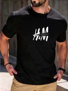 verano Cuello redondo playeras de hombre gym Ocio vacaciones  alta calidad camisas para hombre Estampados de moda  Y2K ropa de hombre sudadera para  festival  conjuntos de hombre regalos para hombre  México local - Negro - Ver 1