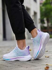2026 New Women's Air Cushion Orthopedic Work Sneakers, Slip-Resistant Breathable Mesh Walking Shoes, Arch Support Non-Slip Shoes For All Day Standing - 紫色1 - 查看 6