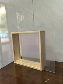DIY Square Hollow Double-Sided Acrylic Display Box, 3D Hollow Plant & Insect Specimen Display Case, Suitable For DIY Art, Plant, Flower, And Insect Specimen Display - Square Frame + 2 Acrylic Sheets - View 9