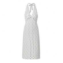 Women Midi Dresses - White - View 4