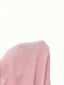 Top de camisola roja con ribetes contrastantes para mujer - Rosa - Ver 6