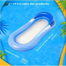 Galleggianti gonfiabili per piscina, letti gonfiabili per la spiaggia, galleggianti per adulti e comodi lettini acquatici. Pratico, semplice e comodo. - rosso - Visualizzare 2