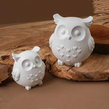 SILIKE LUFEI 1PC/2PCS DIY Crystal Resin Plaster Cement Candle Owl Bird Mirror Silicone Mold, Garden Bird Decor Clay Mold Creative Product Easy To Demold - Bird Mold - View 6