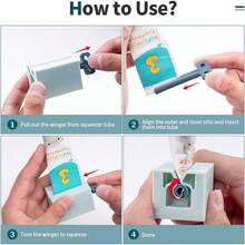1pc Toothpaste Squeezer, Roller Tube Key With Frosted Handle, Saves Toothpaste And Face Cream - Multiple Styles - View 6