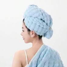1pc Women's Long Hair Quick Dry Cap, Super Absorbent Fast Drying Towel Cap, Multiple Colors Available, Suitable For Women. Quick Dry Super Fine Fiber Towel Cap,Beach,Travel - Multicolor - View 11