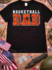 Camiseta "Mi jugador de voleibol favorito me llama papá", Camiseta de papá de voleibol, Regalo de papá de voleibol para el Día del Padre, Camiseta de papá deportista orgulloso. Camiseta unisex de algodón puro de 220 g, peso ideal para todas las estaciones, adecuada tanto para hombres como para mujeres. Tejido duradero de alta calidad, suave al tacto y de larga duración. Parte superior transpirable. Adecuada para la primavera y el verano de las mujeres, vacaciones, Día de la Madre, Día de la Independencia. - Negro - Ver 1
