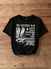 Women's Casual Short Sleeve Crew Neck T-Shirt - Single Garment, Not A 3-Piece Set. This 1-Piece Short Sleeve T-Shirt Is Suitable For Streetwear. The Oversized Crew Neck Top Is Perfect For Everyday Wear, Camping, Concerts, And Hip-Hop, Rock, And Rap Events. It Features A Tropical Palm Tree Design On A Beach At Sunset And The Text "Summer Vibes." Breathable And Machine Washable, It's Suitable For Spring And Summer. This Beach T-Shirt Has A Relaxed Fit And Is Made Of Soft Fabric. - 黑色 - 查看 2