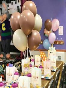 1 Set de Kit de Soporte de Globos, que incluye base adhesiva y accesorios de globos, adecuado para montaje de soporte de globos de escritorio estable, aplicable para decoración de fiesta de cumpleaños. Los palos y tazas de globos se pueden ensamblar fácilmente de forma DIY, con estante de exhibición transparente - Multicolor - Ver 7