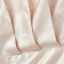 MOD Plus Size Solid Color V-Neck Ruched Waist Elegant Satin Dress Summer Dress Wedding Guest Dress For Women Birthday Dresses For Women Elegant Dresses For Women Elegant Commuter Dress Satin Midi Dress Elegant Midi Dress Champagne Women Dresses Tea Length Dress Silk Dresses,Valentine's Day Dress Satin Evening Gown Pleated Champagne Dress V-Neck Satin Gown Champagne Elegant Dress Long Formal Dress - Albaricoque - Ver 5
