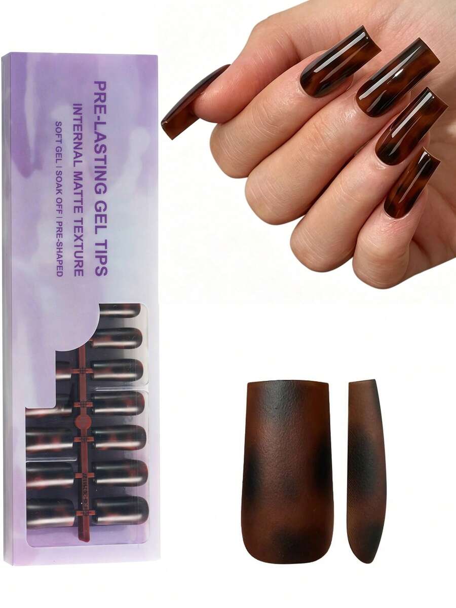 150 piezas Puntas de uñas francesas azules rectangulares - Puntas de uñas rectangulares, puntas de uñas acrílicas, puntas de extensión de uñas acrílicas azules removibles, 15 tamaños, adecuadas para DIY, suministros de uñas de regalo azul primavera/verano para mujeres - Multicolor - Ver 1