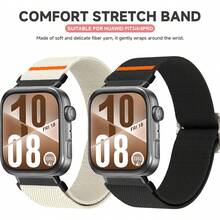适用于华为 Watch Fit 4 的弹性尼龙表带，3 条表带替换腕带，兼容华为 Watch Fit4Pro 手镯 Correas - WatchFit3/4/4Pro - 查看 13