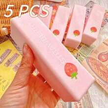 5 PCS Slow Rising Butter Stick Squeeze Toy, Premium TPR Ultra Soft Moist Elastic Moldable Squishy Fidget Toy, Simulated Food Sensory Calming Decompression Gadget, Creamy Cheese Butter Stick Palm-Sized Tactile Accessory, Smooth Skin-Friendly Squeezable Texture For Satisfying Kneading & Pressing, Anxiety, Stress, ADHD & Autism Relief For Tension Release & Mood Calm, Playful Prank Toy And Emotional Regulation Prop, Minimalist Aesthetic Desktop Decor For Office & Home, Unisex Novelty Gift For Birthdays, Christmas, Holidays & Friend Gatherings, Durable Reusable Oddly Satisfying Anti-Stress Collectible Toy For Kids, Teens And Adults - Slow Rebound - View 1