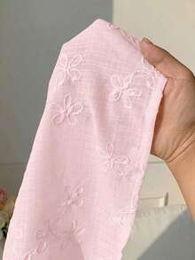 Camiseta de tirantes con lunares tejidos en blanco para mujer - Rosa 3 - Ver 6