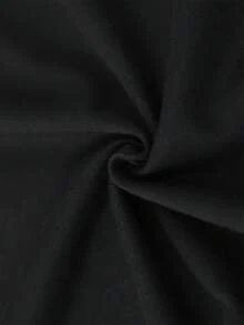 Camiseta de Hombre con Estampado de Moda, Top Casual Cómodo de Verano, Camisa de Manga Corta Adecuada para Actividades Diarias - Negro - Ver 9