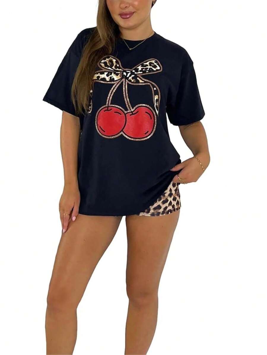 Women T-Shirts - Black - View 1