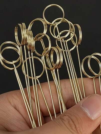 20个花朵造型卡片夹，适用于鲜花礼品卡、树形卡片夹、照片卡和卡片棒，尺寸30.48厘米，是婚礼和生日派对鲜花礼品的理想之选，圆形。