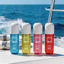 Wish SOLO EN IBIZA 4 Pcs X 6.1oz Body Mist– Murcia Spark (Citrus Floral Salty) – Ávila Amour (Fruity Sweet) –Nerja Wave (Nutty Amber)–Málaga Glow (Tropical Creamy)–Refreshing Long Lasting–Gift For Her–Ideal For Girlfriend, Mom, Bestie–Valentine's Birthday - 4-Piece Set-C - 查看 5