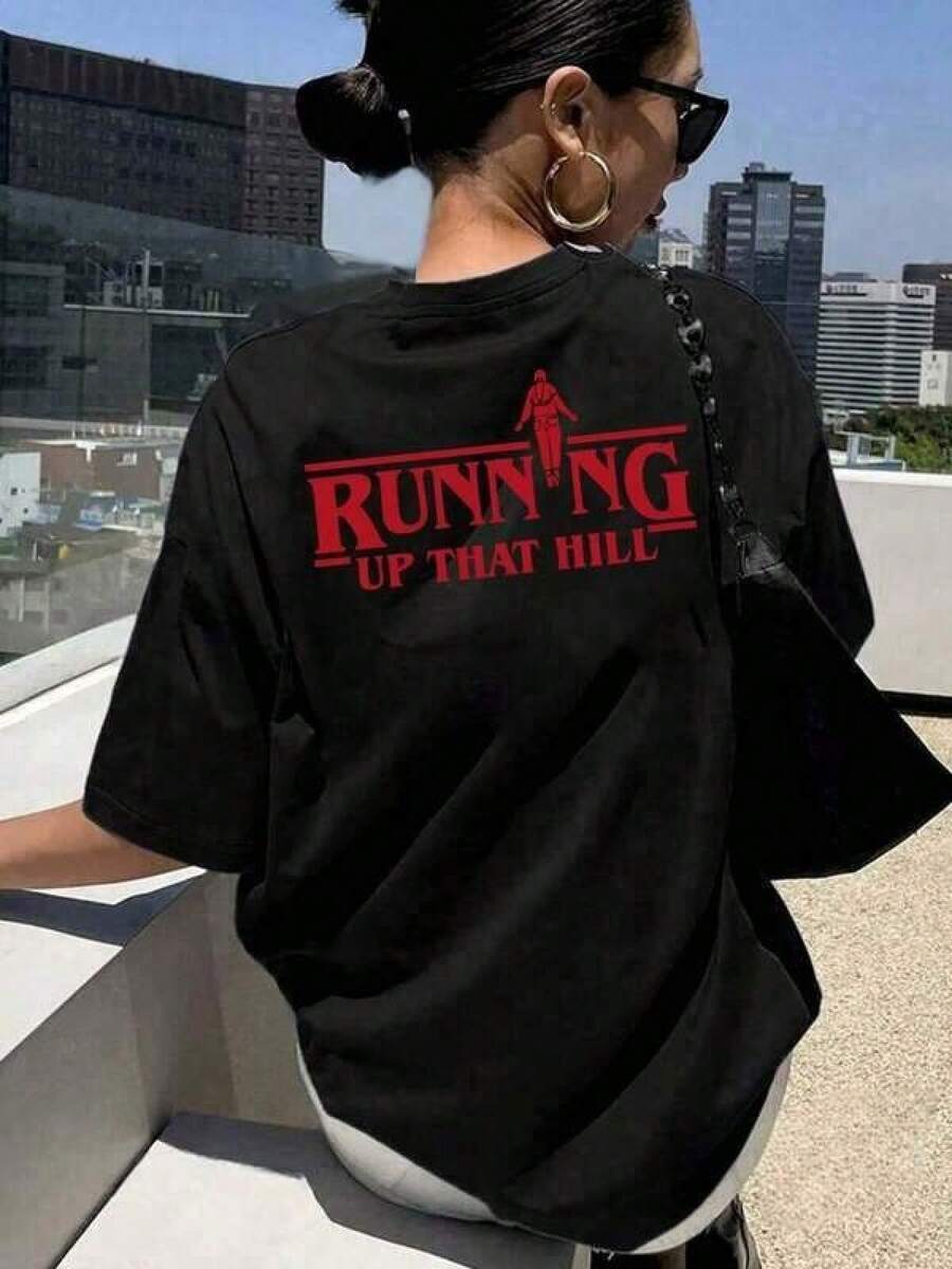 Nueva camiseta de algodón 2026, camisetas gráficas de algodón para jóvenes, camiseta casual de cuello redondo de manga corta para mujeres con estampado de mundo al revés, camisetas Gras, camiseta de San Valentín, conjuntos a juego para mamá e hija, atuendo de San Valentín para niñas, tallas para adultos y niños, camisetas S-Tranger Th-Ings, camiseta de estilo Stranger con cosas al revés, regalo perfecto para festivales o eventos, diseño lúdico, camisetas para adultos y niños, ropa para adolescentes, regalos de San Valentín, ropa de niña, San Valentín, s-tranger thing, camiseta de hombre, ropa de hombre, camisas de hombre, camisetas para niños, ropa para niños, San Valentín para niños.blusas para mujer playeras de mujer vestidos casuales para mujer y2k playeras deportivas para mujer verano camisetas ropa de mujer Fashion Perfect For Daily - Negro - Ver 1