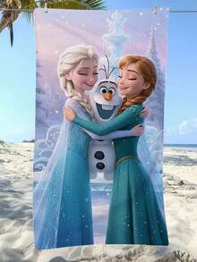Disney 冰雪奇缘主题沙滩巾，灵感源自阿伦黛尔王国，献给所有热爱冰雪奇缘的粉丝，尽享夏日乐趣。这款充满奇思妙想的沙滩巾，以经典角色和电影中的精彩瞬间为特色，完美展现了阿伦黛尔王国的魔力，唤起人们对这部风靡全球的系列电影的美好回忆。 - Beach Towel - 查看 2