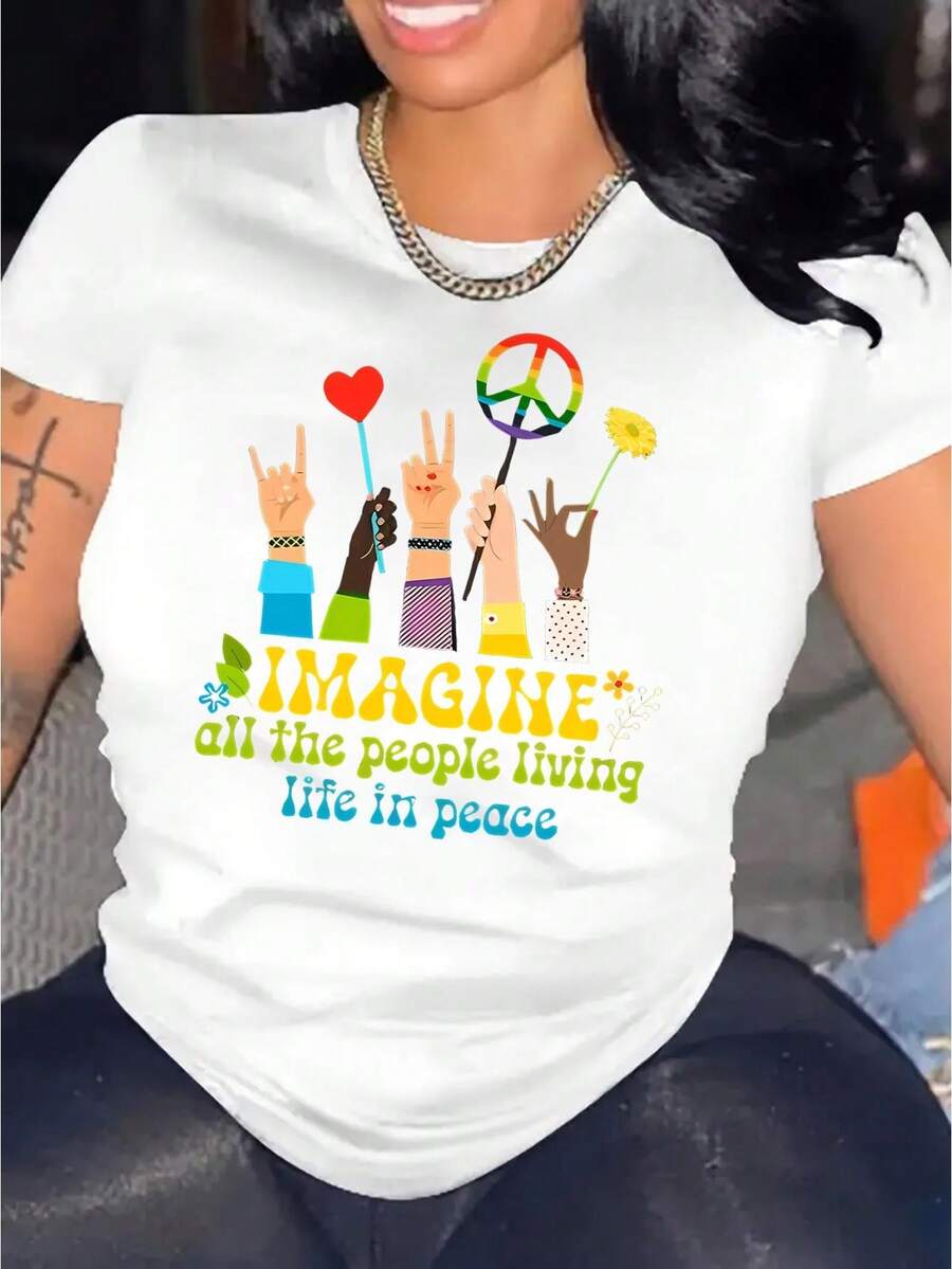 Women T-Shirts - White - View 1