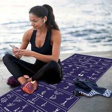 1 tấm thảm yoga 71*22 inch, nhiều họa tiết khác nhau - Thảm tập thể dục dày, chống trượt và chống mài mòn, thích hợp cho người mới bắt đầu tập yoga tại nhà hoặc chuyên nghiệp. - Nhiều màu - Xem 6