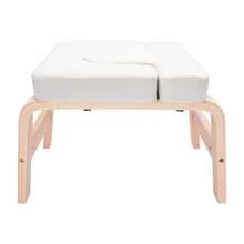 WUPYI Yoga Inversion Headstand Bench Wall Exercise Auxiliary Support Stable Structure Sponge Cushion Shoulder Neck Protection Handmade Craft Body Shaping Training Yoga Headstand Bench - White - View 6