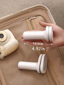 Retractable Travel Clothes Drying Rack, Portable Folding Hanging Rack, Suitable For Hotel, Indoor Use, No Drilling Required, Space-Saving, Foldable Design With Rotating Clips, Suitable For Dorm, Bathroom And Closet - White Plastic, Strong Grip, Clothes Drying Rack, Clothes Drying Rack - Multicolor - View 7