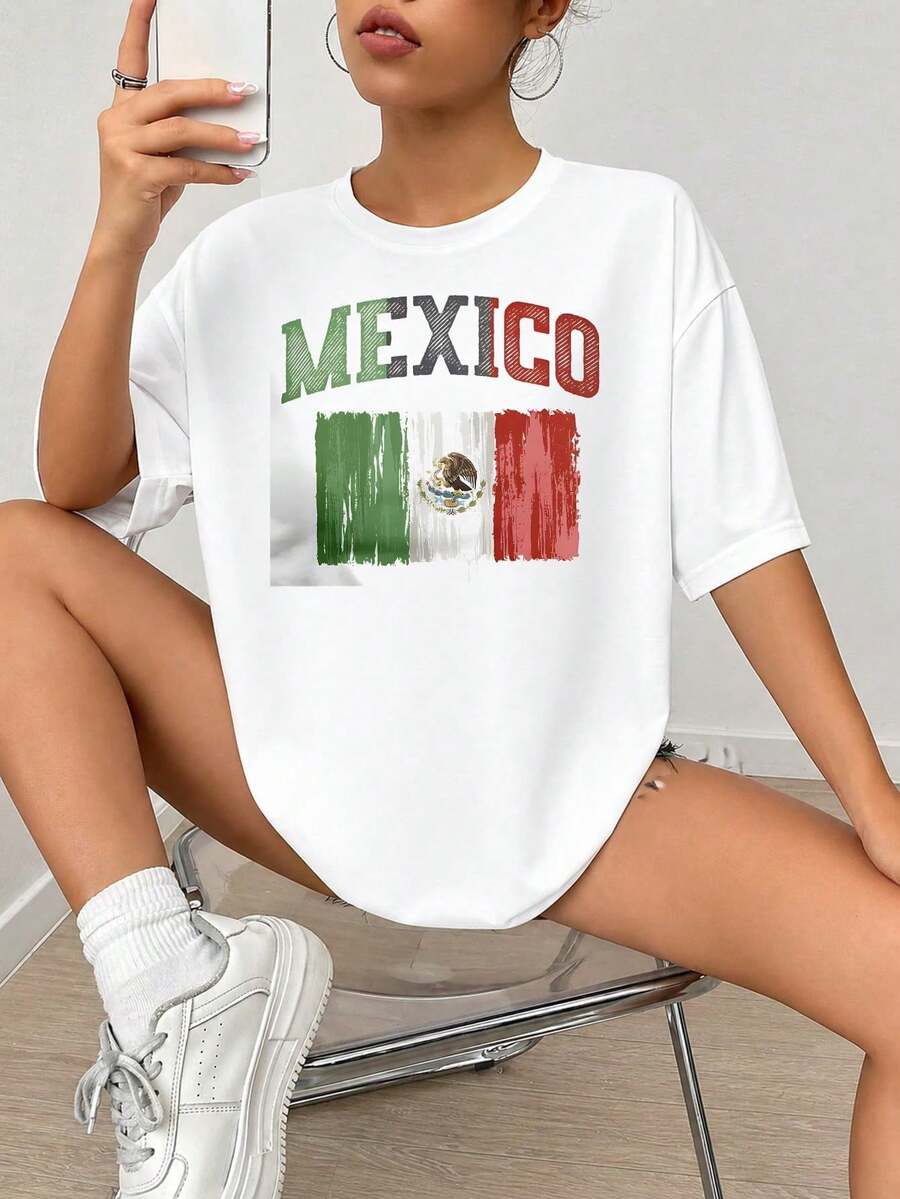 Diseño gráfico de impresión Fl-ag de México, Arte de pincelada angustiada, Colores verdes, blancos y rojos, Tema nacional, Arte de decoración de paredes patriótica.jpgRegalos personalizados: Camisetas para mujer con estilos que van desde lo moderno, hippie, casual y minimalista. Ropa masculina personalizada única, armarios cápsula y prendas básicas/urbanas para hombre. Regalos ideales para novios, familiares y amigos, adecuados para cumpleaños, vacaciones, colegio/competiciones, deportes/escalada y más, así como para la moda de otoño y eventos urbanos. Blanco verano.