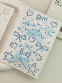 Calcomanías autoadhesivas de perlas y diamante de imitación, formas lindas de corazón/nota musical/estrella para scrapbooking, tarjetas fotográficas, envoltura de regalos y decoración de fiestas - Multicolor - Ver 19