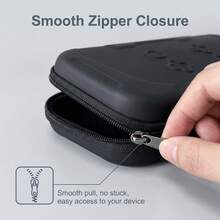 Túi đựng Switch vỏ cứng chống sốc, di động, thích hợp mang đi du lịch cho Switch 2. Được làm từ vải đen chống mài mòn với vỏ cứng EVA độ cứng cao, túi cung cấp khả năng chống rơi và chống sốc hiệu quả. Được trang bị dây đeo tay tích hợp, túi nhẹ và dễ mang theo. - Xem 7