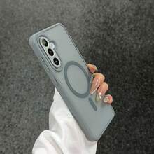 Ốp lưng điện thoại từ tính mờ cao cấp dành cho Galaxy S25 Ultra, S26 Ultra, S24, S23 FE, A55, A56, A16. Cũng tương thích với các dòng Galaxy A26, A36, S24 và A17. Đặc điểm nổi bật: Bảo vệ toàn diện camera, lớp màng bảo vệ ống kính tích hợp, cảm ứng mềm mại, chống bám vân tay, sạc không dây và thiết kế chống sốc. - Xám - Xem 6