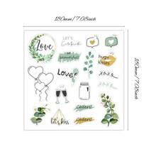 Set de 5 pegatinas de tema de novia acuarela, Set de 4 piezas, incluye pegatinas de embalaje, pegatinas de regalo festivo, pegatinas de programación, adecuado para recuerdos de boda, planificación de bodas, libro de visitas de bodas, planificación del Día de San Valentín, útiles escolares, vuelta al cole, pegatinas autoadhesivas multicolor, álbum de fotos hecho a mano, tarjetas de felicitación, embalaje de regalos, sellado de sobres, recuerdos de fiesta, invitaciones y manualidades DIY - Pegatinas para bodas, 4 diseños/set - Ver 5