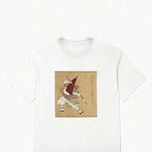 Ukiyoe Clean  Oversized T1S1Hirt 220g Active WoM1en's T1S1Hirt  Cotton Cotton T1S1Hirt That A1DApT1S to Your Dauitable all people, whether woM1en or M1enhighquality durable fabric suitable all seans,ft to but built to lastBreathabletops woM1en fall ouiT1S woM1en vaC1Ation ouiT1S woM1en halloween costume - Blanco - Ver 1