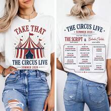 Take That Circus Live Summer 2026 Tour T-Shirt - White - View 1