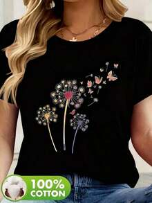 Women T-Shirts - Black - View 1