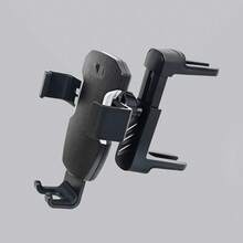 Soporte universal para teléfono con rejilla redonda, montaje de coche con bloqueo automático, duradero de ABS + silicona, se adapta a los modelos C/E-Class y otros vehículos con rejillas de ventilación redondas - A - Ver 6