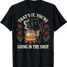 That's It You're Going In The Soup Frog T-Shirt - Black - View 1