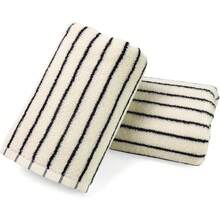 Black And White Striped Bathroom Hand Towel, Vintage Kitchen Decor, Guest Use, 14 Inches X 29 Inches - Black - View 7