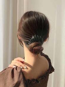 4pcs New Bird Nest Hair Clips, Ponytail Holder Hair Styling Tools, Slouchy Hair Clips, Bun Maker Claws, Hair Accessories, Suitable For Various Occasions Like Parties, Gatherings, Festivals, Travels And Vacations - Multicolor - View 10
