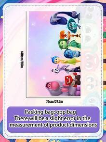 Disney Khăn tắm Zootopia & Joy, Sadness, Anger, Disgust & Anxiety, với hình ảnh Judy Hopps, Nick Wilde, Joy, Sadness và tất cả các cảm xúc, khăn sợi nhỏ nhanh khô cho mùa hè, hồ bơi và du lịch. Được làm từ sợi nhỏ siêu mềm, thấm hút cao, những chiếc khăn này nhẹ, nhanh khô và chống cát - hoàn hảo cho bãi biển, hồ bơi, phòng tập thể dục hoặc các chuyến đi cuối tuần. - Khăn tắm biển - Xem 8