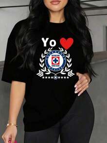 ofertas y liquidacionesWomen's Cruz Azul Soccer Jersey Tee |   Yo amo el diseño |   100% Algodón Puro |   Cómodo y Suave |   Perfecto para uso casual y para regalar. |   Camiseta Blanca de Cuello Redondo |   Fabricado y enviado en México |   Unisex Styleplayera de hombretops sudaderas para mujer Y2k Camiseta Camisa De - Negro - Ver 9